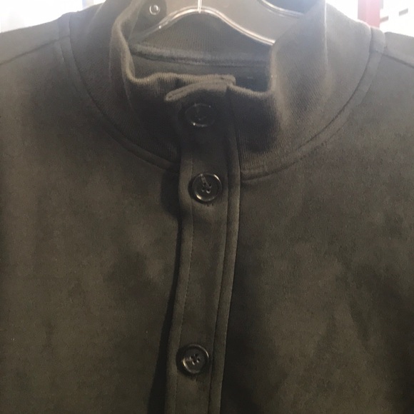 NWT Mens Banana Republic vegan suede jacket Sz XL TG (SKU B) - Picture 13 of 17